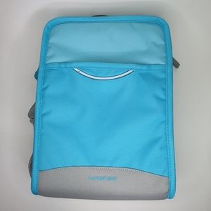 Lands' End Light Blue Lunch Bag